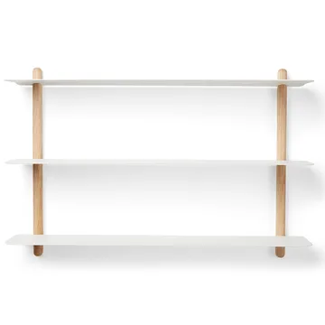 Nivo shelf A - Light oak-white - Gejst