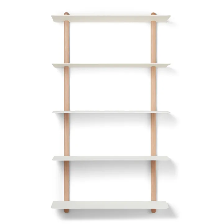 Nivo shelf E large - Light oak-white - Gejst
