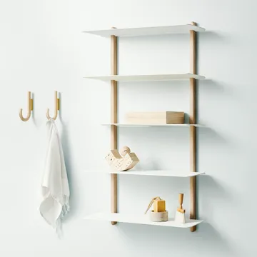 Nivo shelf E large - Light oak-white - Gejst