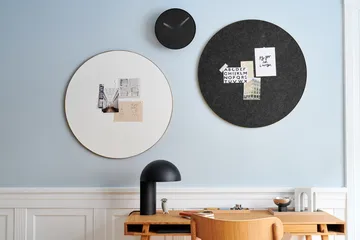 Retell pinboard Ø80 cm - White-brass - Gejst