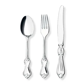Olga table knife silver nickle - 20 cm - Gense