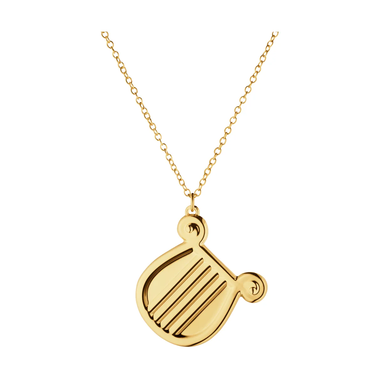2026 Christmas ornament, Harpa, gold-plated zinc alloy Georg Jensen