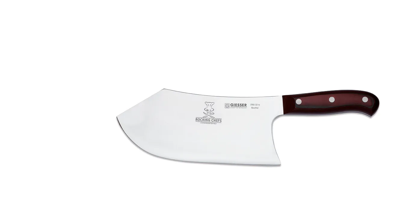 PremiumCut Chefs No 1 butcher knife, Rocking chefs Giesser