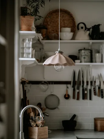 Alva pendant lamp Ø30 cm - Mud - Globen Lighting
