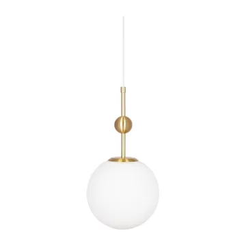Astrid pendant lamp mini Ø20 cm - Brushed brass-white - Globen Lighting
