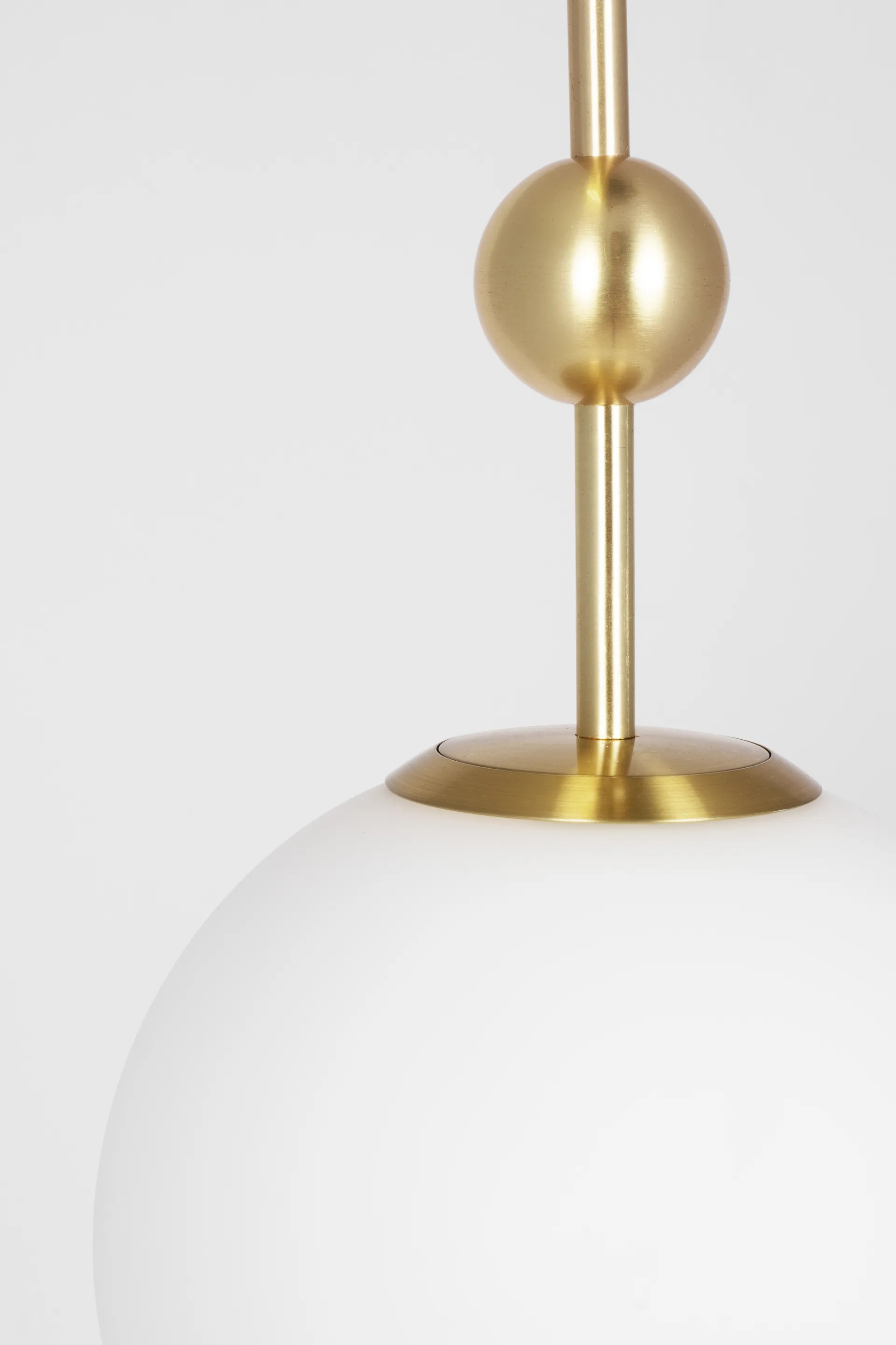 Astrid pendant lamp mini Ø20 cm, Brushed brass-white Globen Lighting