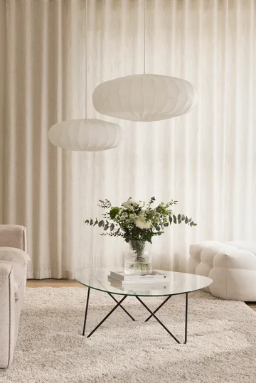 Bladverk lampshade Ø70 cm - White - Globen Lighting