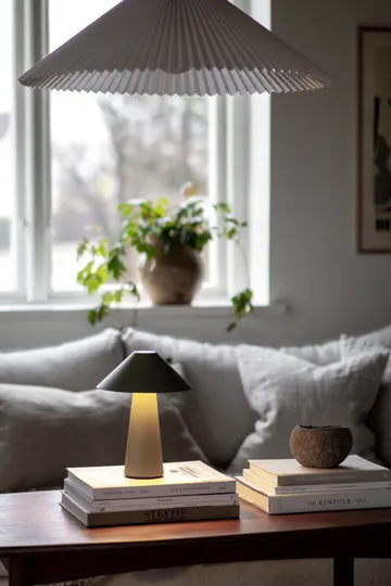 Cannes portable table lamp - Green - Globen Lighting