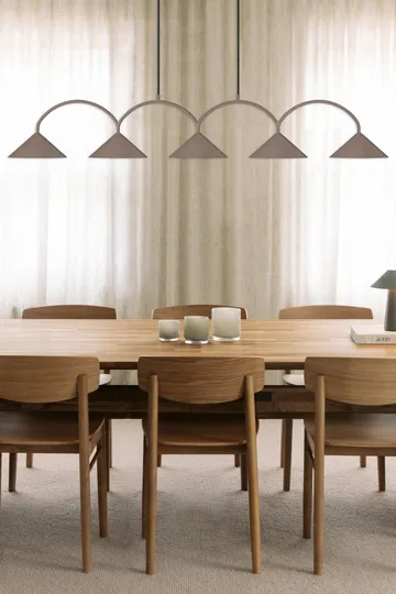 Curve pendant lamp 5 - Mocha - Globen Lighting
