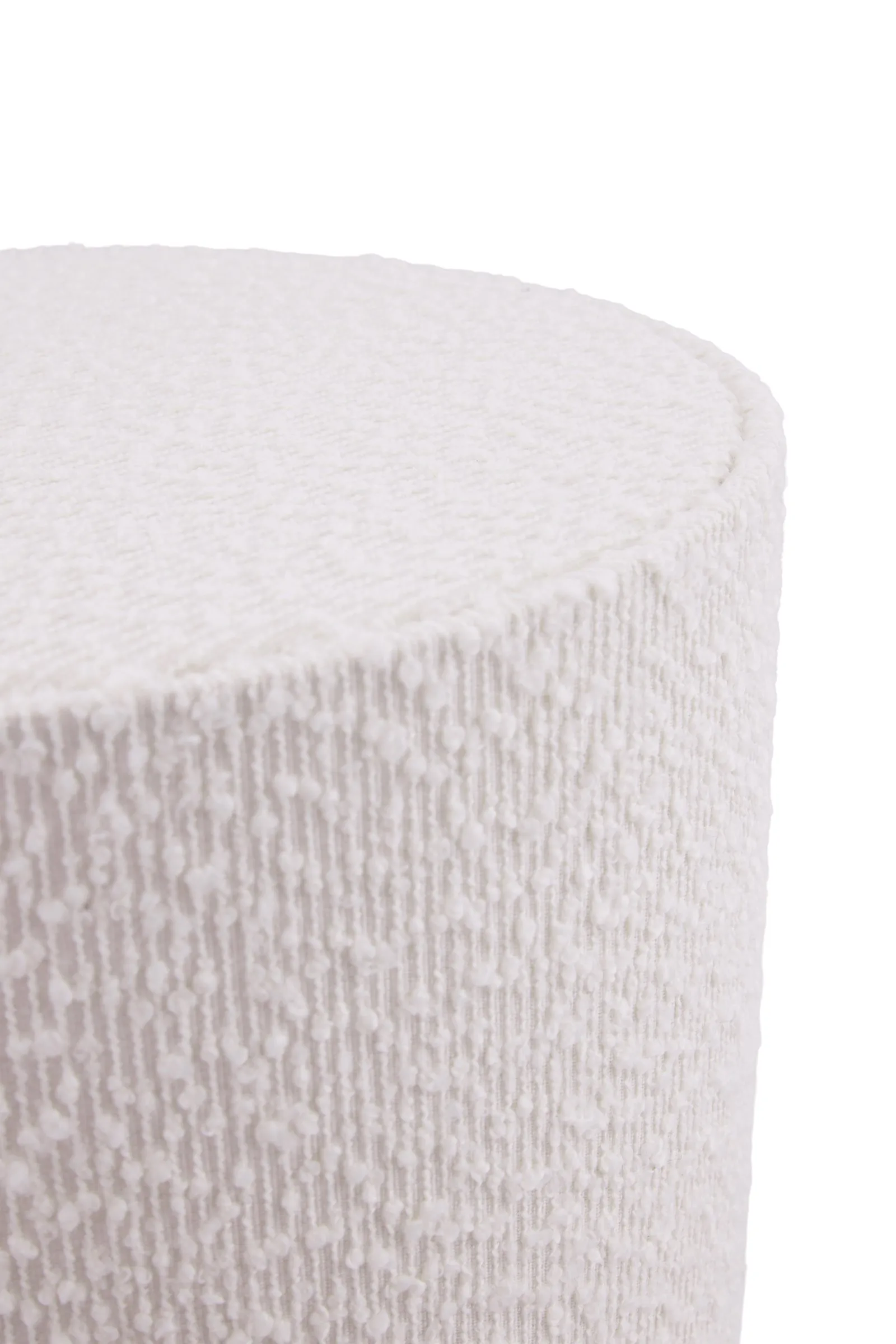 Florian floor lamp, White bouclé/black, Ø30x80 cm Globen Lighting