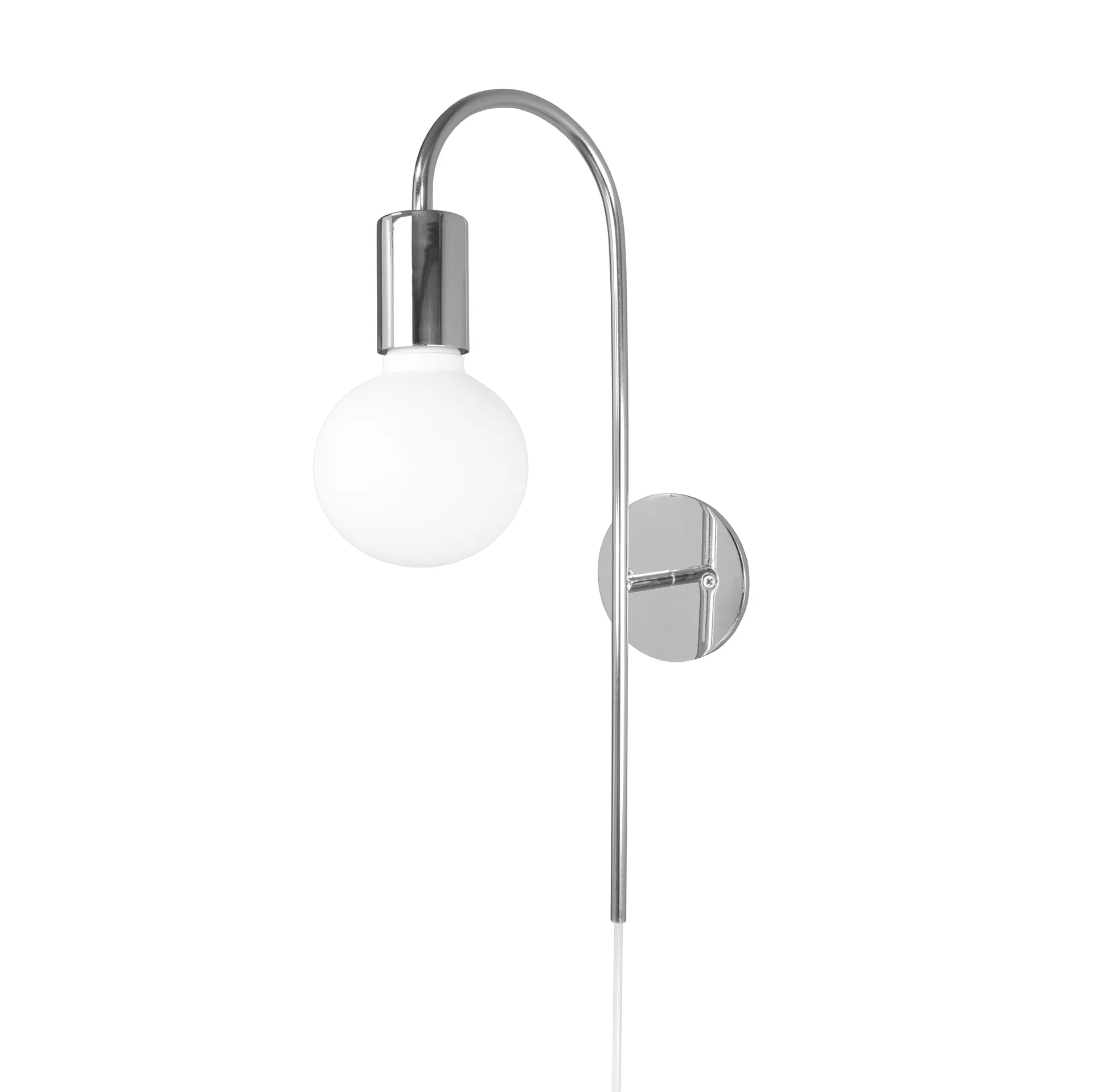 Grace wall lamp, chrome Globen Lighting