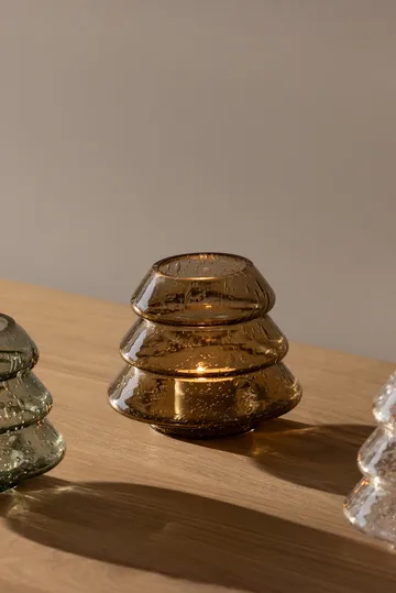 Gran 12 tealight holders - Brown - Globen Lighting