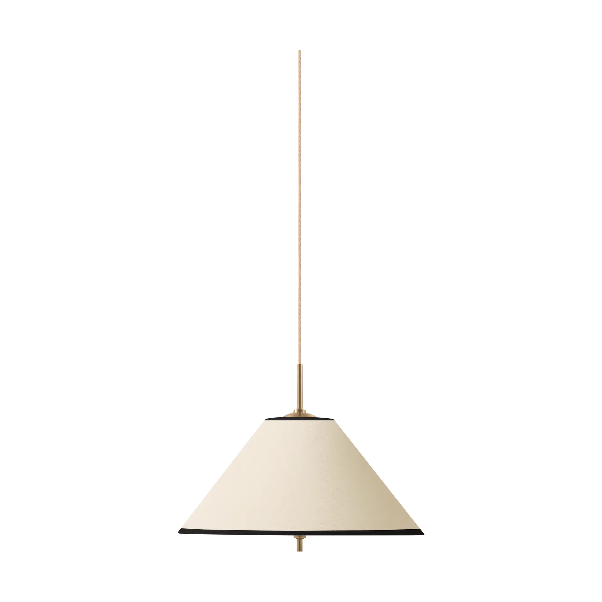 Iris pendant 25, Cream-black (white-gold-coloured) Globen Lighting