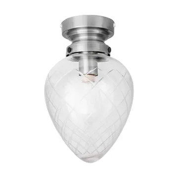 Juni IP44 ceiling lamp - Antique steel-clear - Globen Lighting