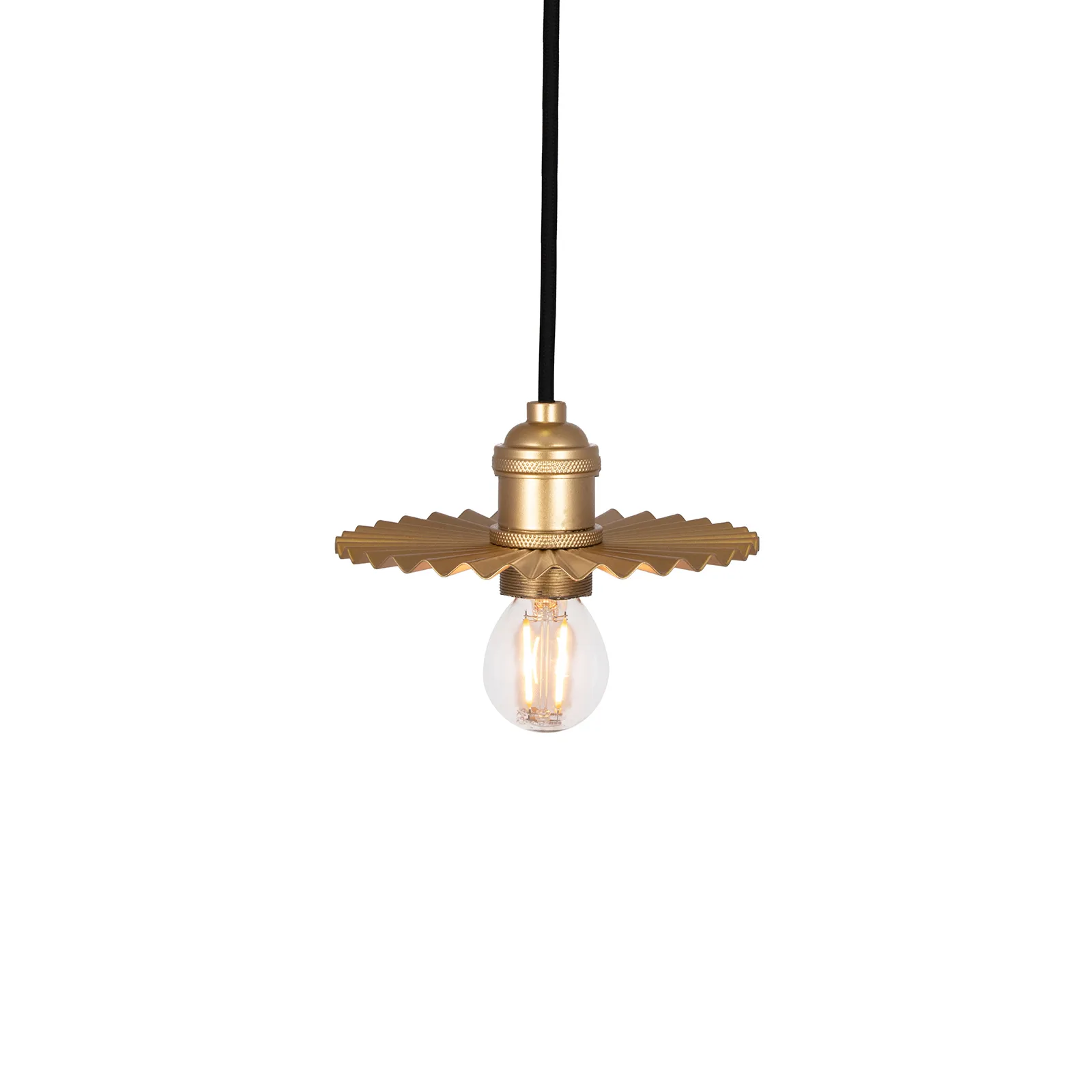 Omega pendant lamp Ø15 cm, Gold Globen Lighting