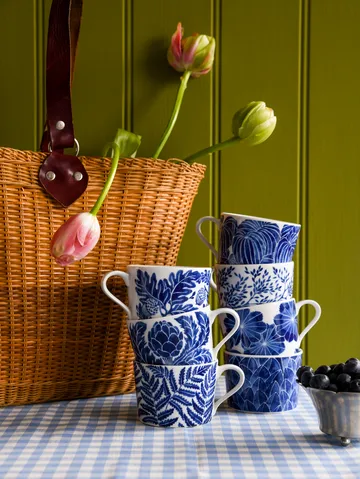 Artichoke cup 24 cl - Blue - Götefors Porslin