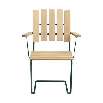 A2 armchair - Oiled pine-green - Grythyttan Stålmöbler