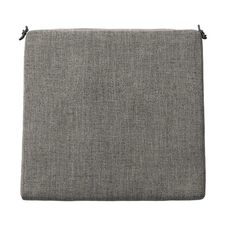 Chair 1 seat cushion - Black melange, 39x37 cm - Grythyttan Stålmöbler