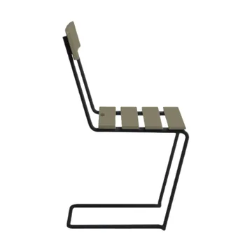 Stol 1 chair - Light green oak-black - Grythyttan Stålmöbler