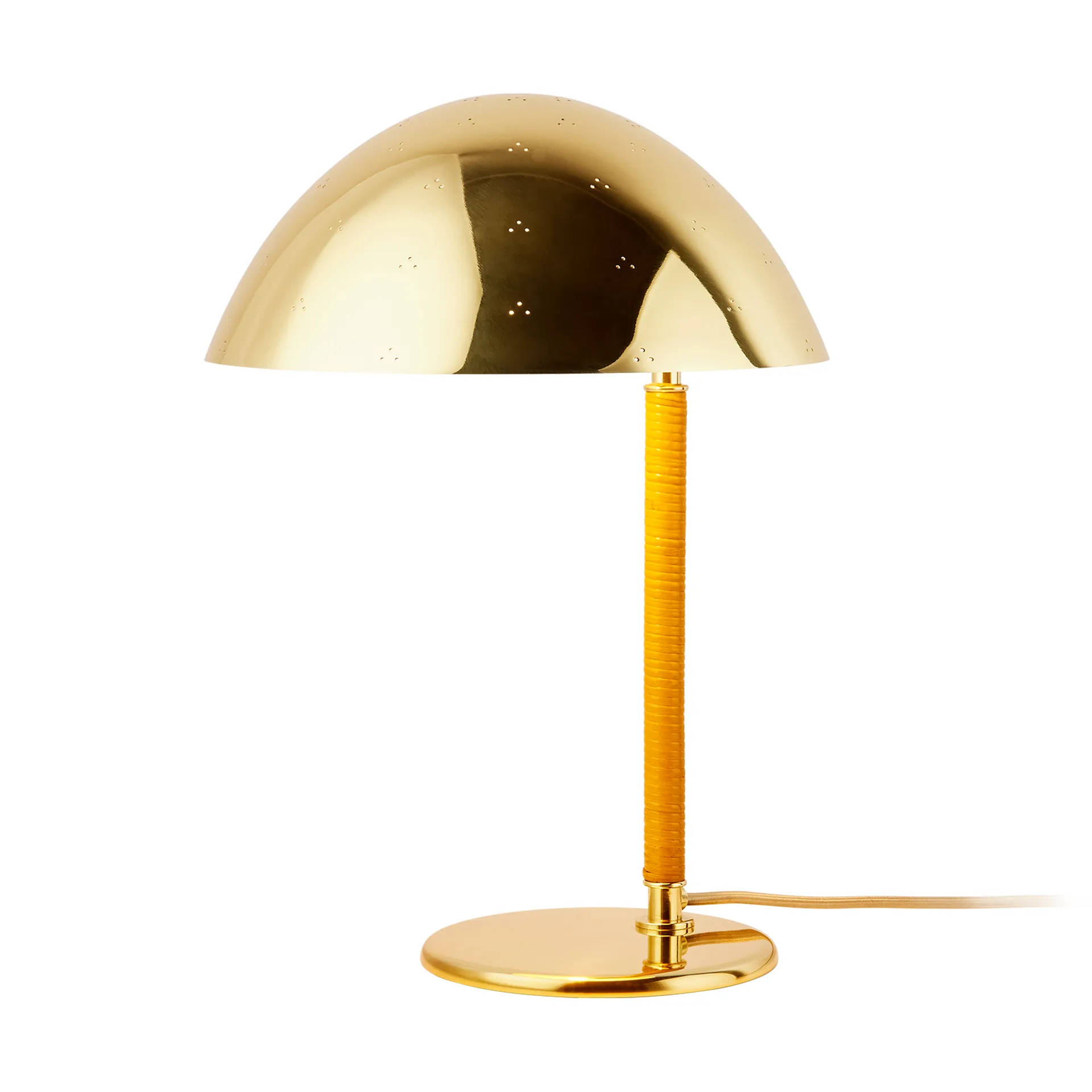 9209 table lamp, Brass-rattan GUBI