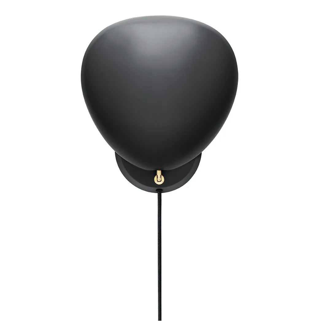 Cobra wall lamp, black GUBI