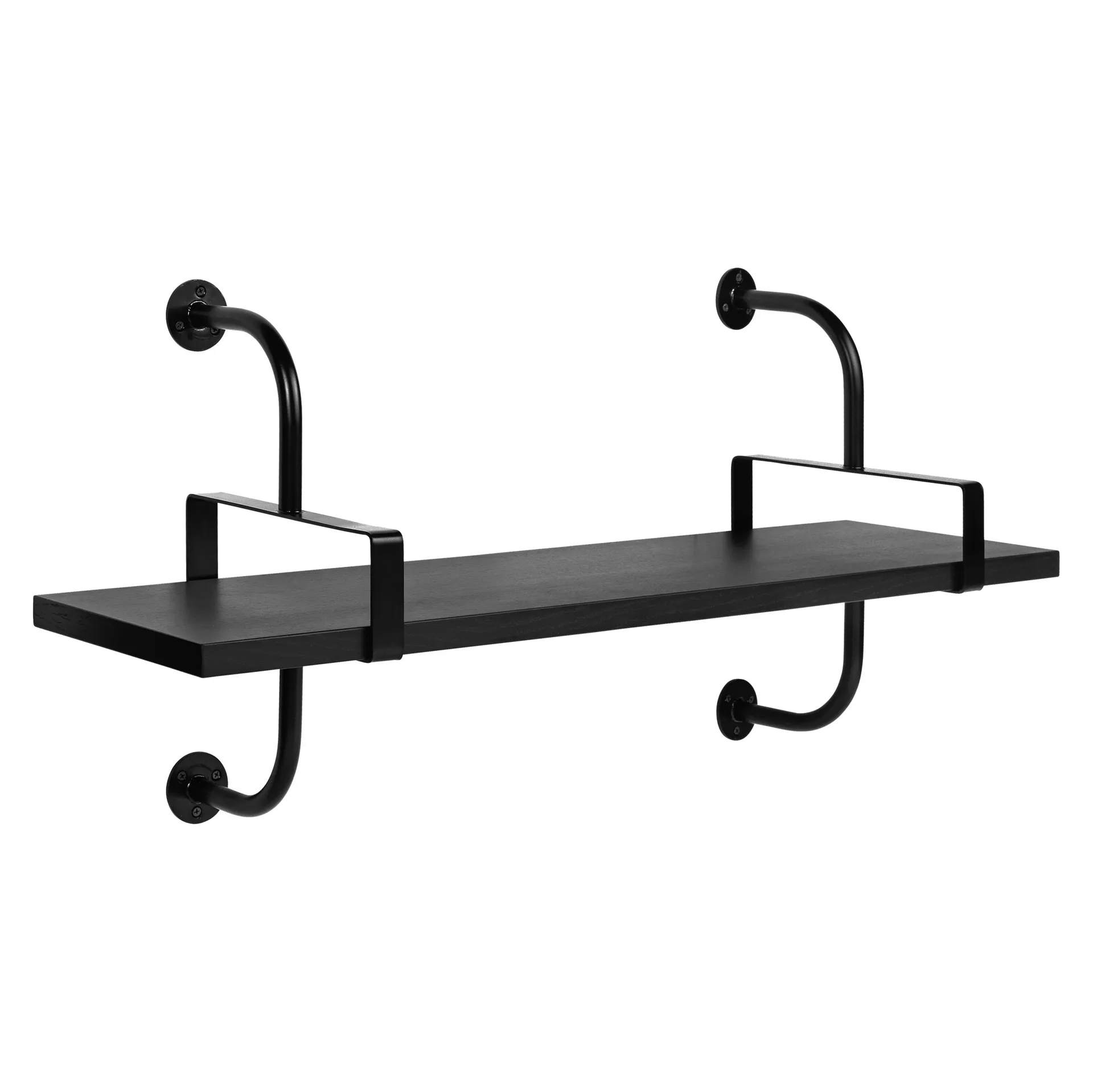 Démon shelf 1 shelf 95 cm, black stained ash GUBI