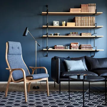 Demon wall shelf 4 levels - Walnut, 95 cm - GUBI