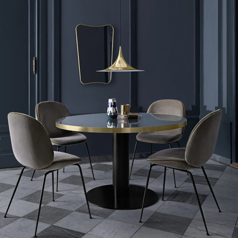 F.A.33 Mirror, Black brass, large GUBI