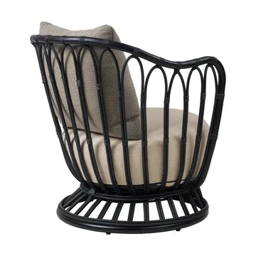 Grace Outdoor armchair - Lorkey Limonta 41-43-black - GUBI