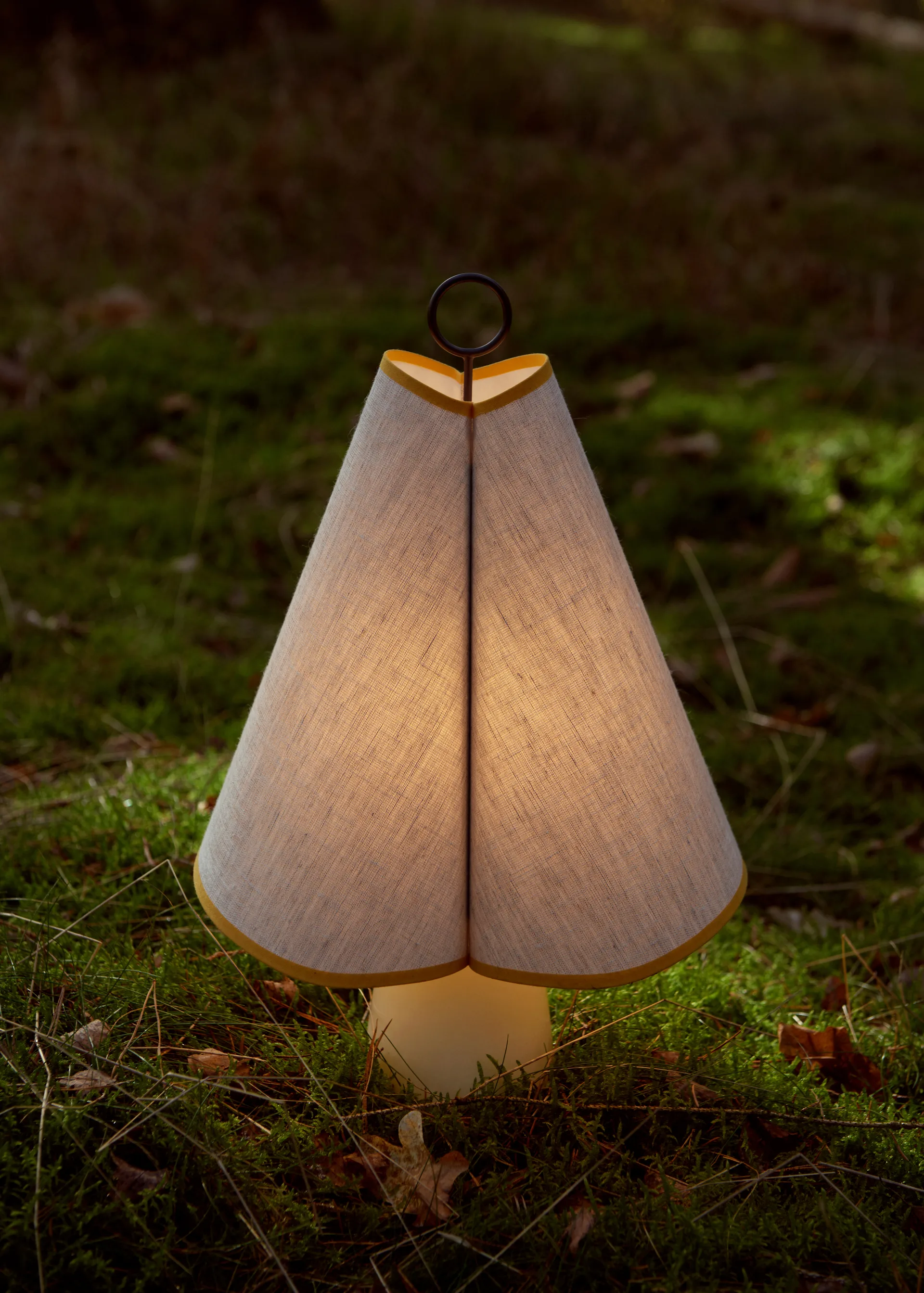 Hornbæk portable table lamp, Poppy yellow GUBI