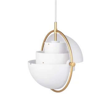 Multi-Lite ceiling lamp small - brass-white - GUBI