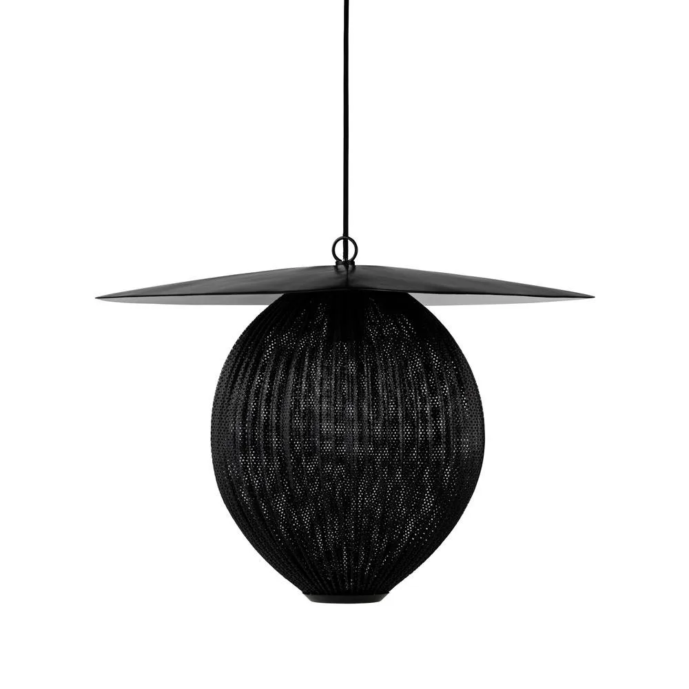 Satellite ceiling lamp large, midnight black GUBI