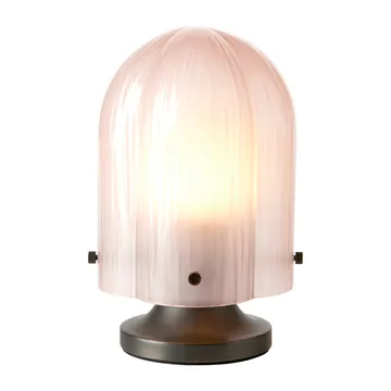 Seine table lamp Ø17.2x26.2 cm - Brass-coral - GUBI