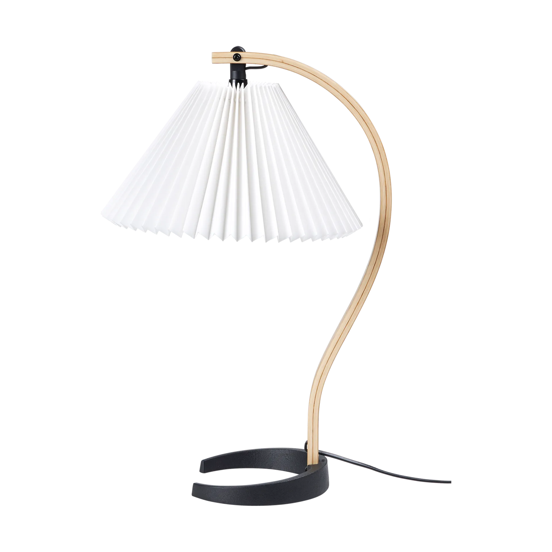 Timberline table lamp, Oak-birch-white GUBI