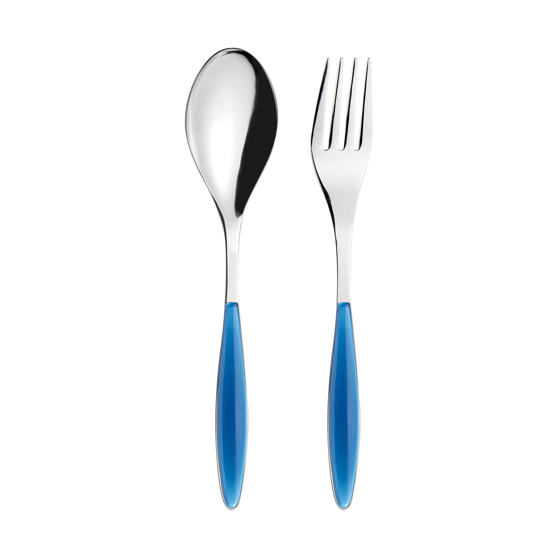 Feeling serving utensils, Mediterranean blue, 2 pieces Guzzini