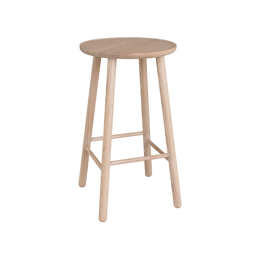 ZigZag bar stool 63 cm, Blonde ash Hans K