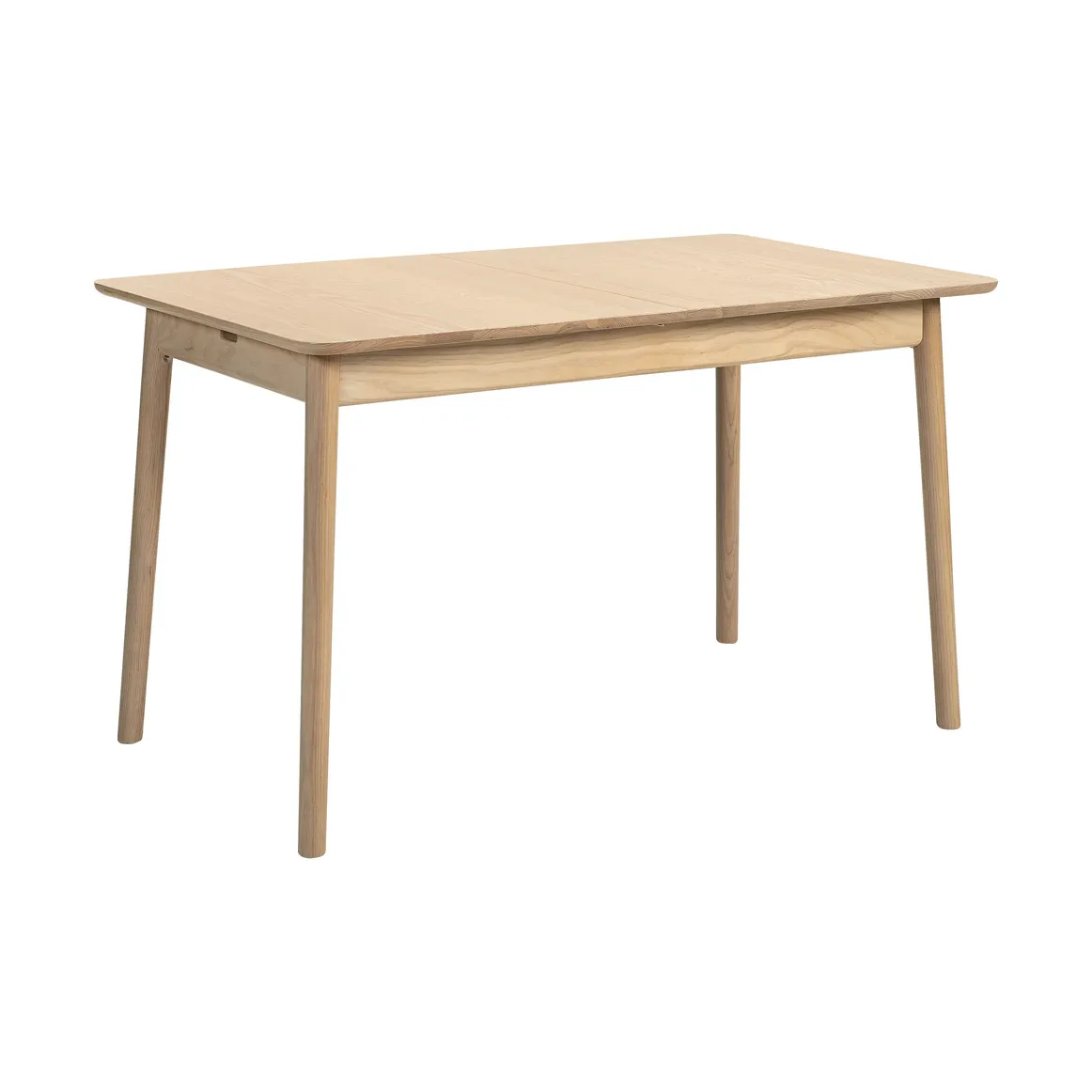 ZigZag table butterfly 127x75 cm, Ash blonde stained-extension 53 cm Hans K