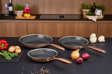 Hâws Santo frying pan hybrid coating rose gold - Ø24 cm - Hâws