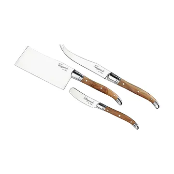 Laguiole By Hâws cheese knife set 3-piece - Olive - Hâws