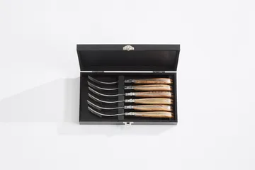 Laguiole By Hâws grill knife 6-pack - Olive - Hâws
