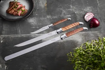 Laguiole By Hâws knife set, 3-piece - Rosewood - Hâws