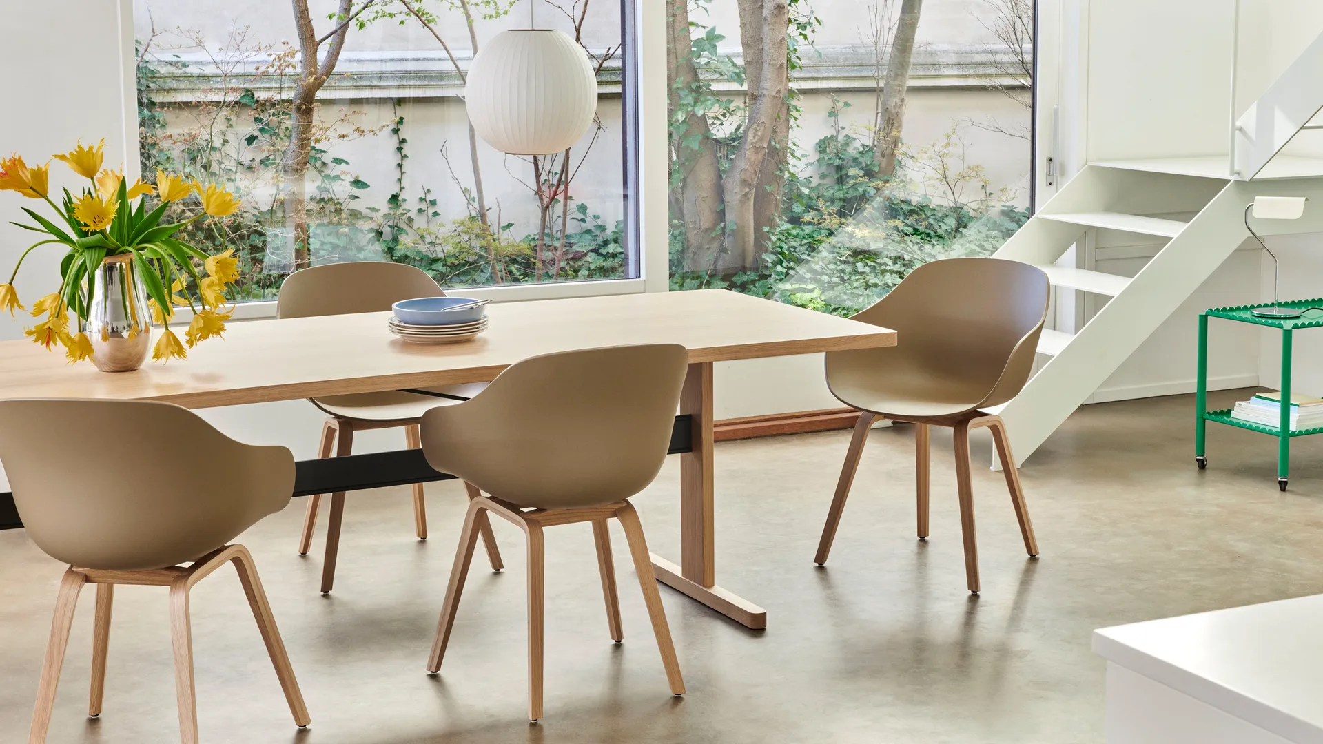 About a Chair 22 2.0 chair, Clay-lacquered oak frame HAY
