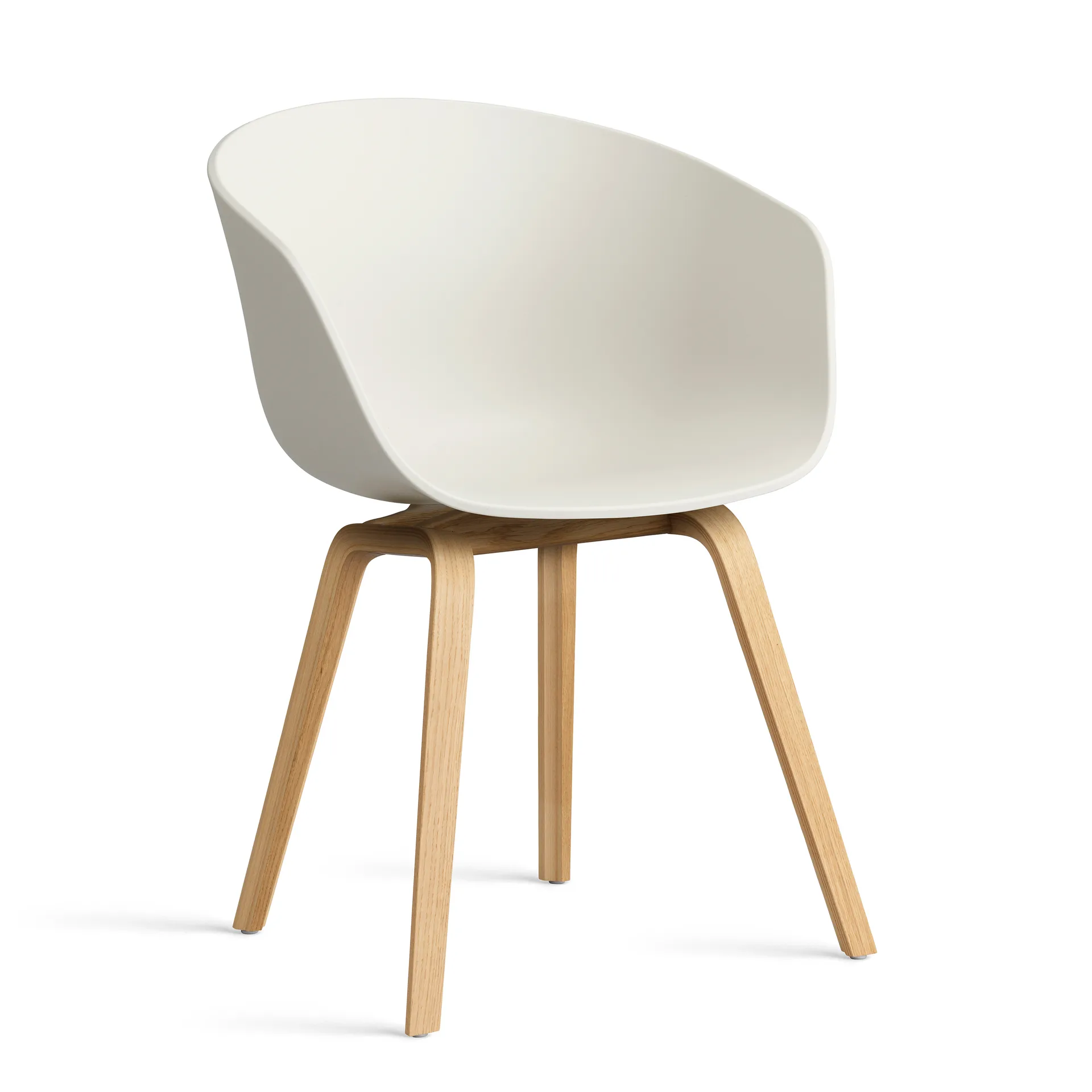 About a Chair 22 2.0 chair, Melange cream-lacquered oak frame HAY