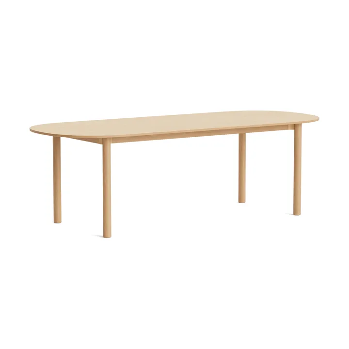 Annex Oblong dining table - Lacquered oak, 240x95 cm - HAY