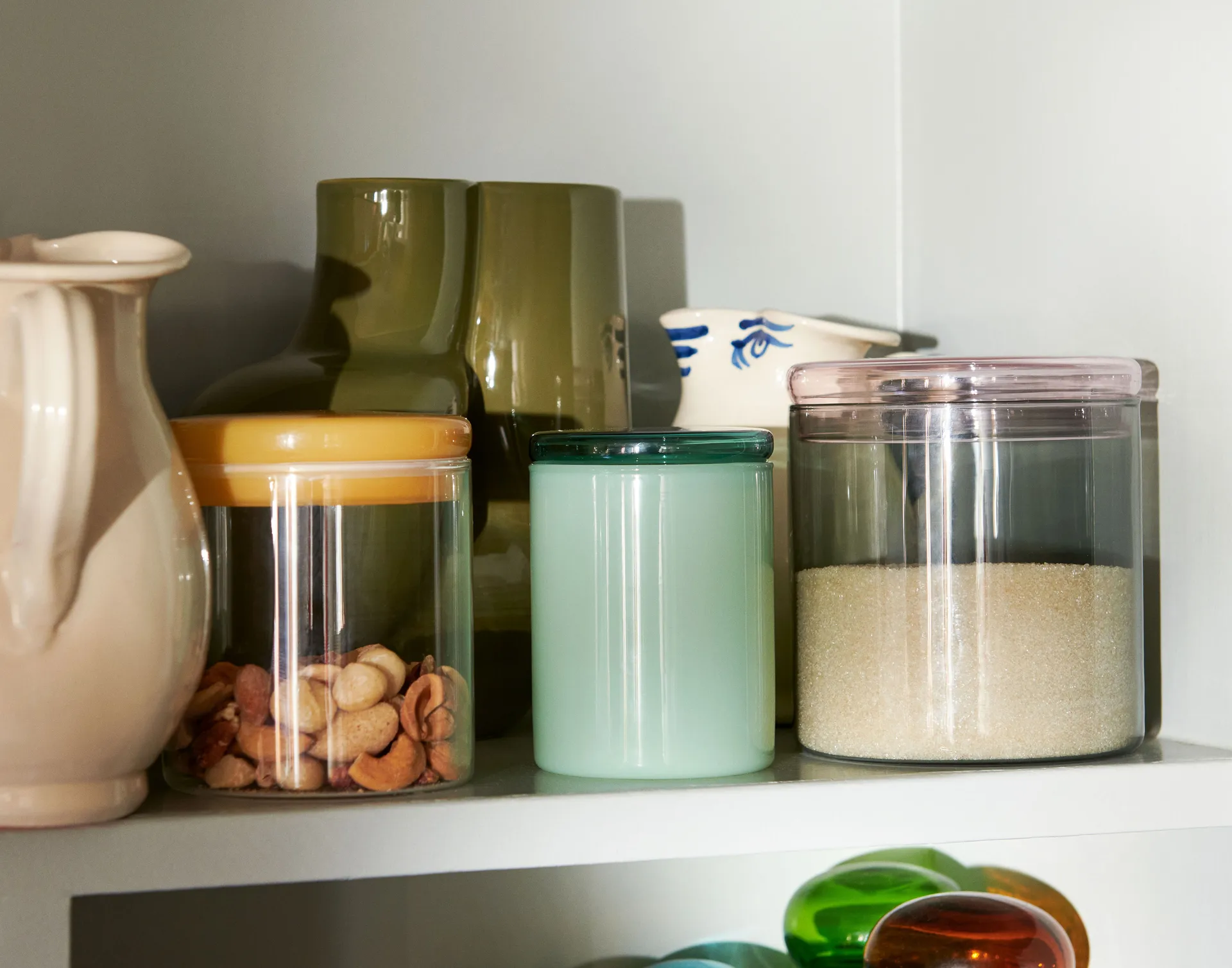 Borosilicate storage jar glass M 60 cl, Clear HAY