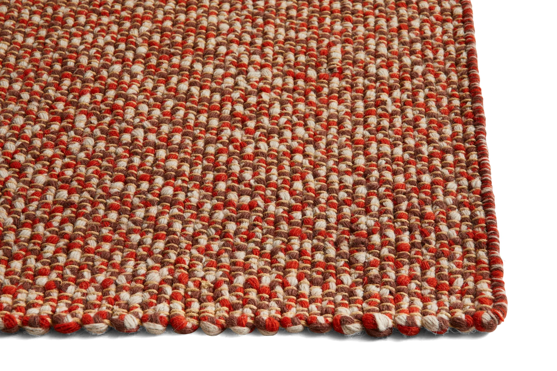 Braided rug 170x240 cm, Red HAY