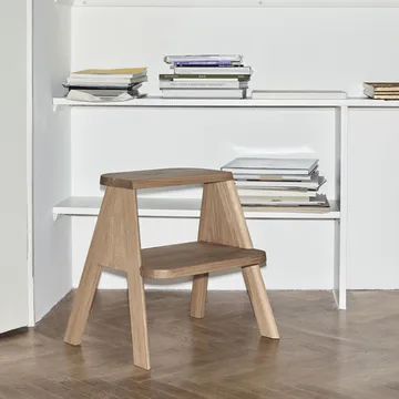 Butler step stool - Oiled oak - HAY
