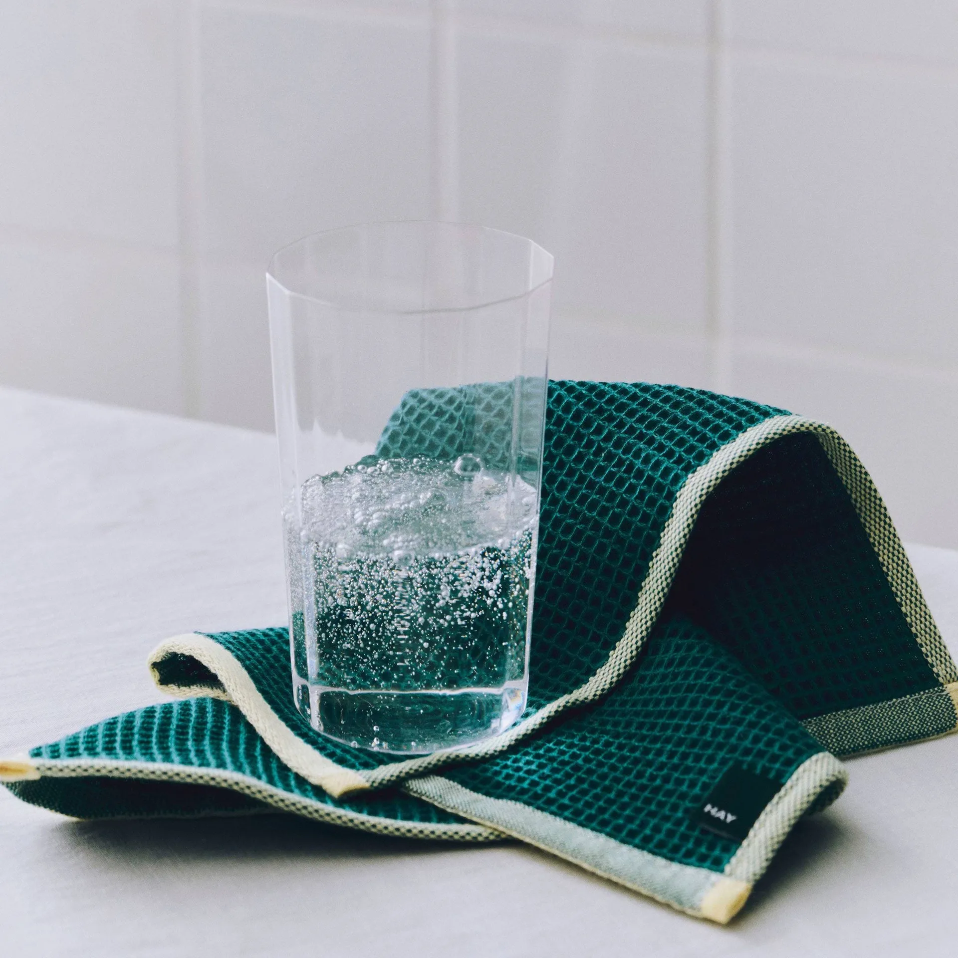 Canteen dishcloths 31x31 cm 2-pack, Yellow-green mix HAY