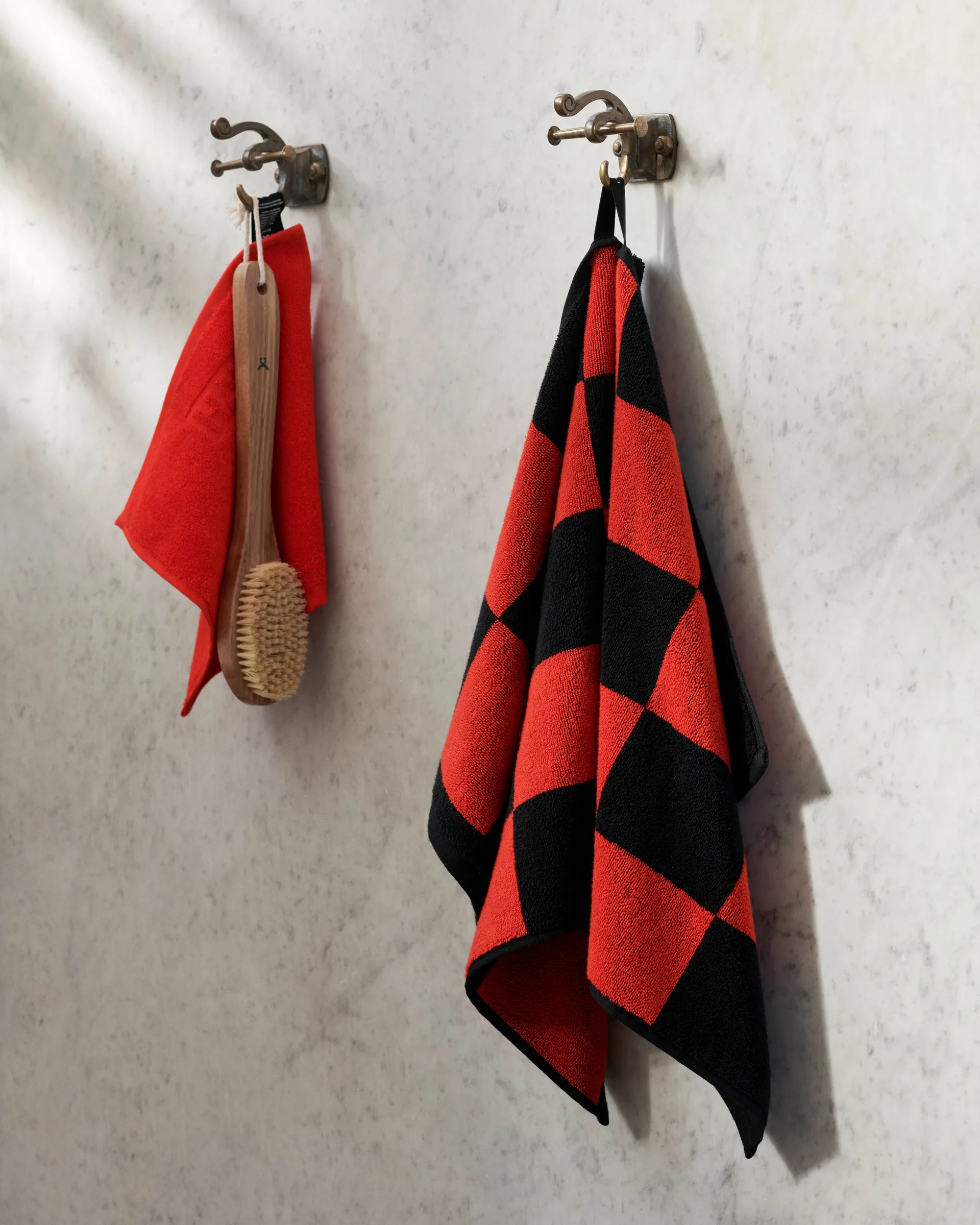 Check towel 50x90 cm, Poppy red HAY