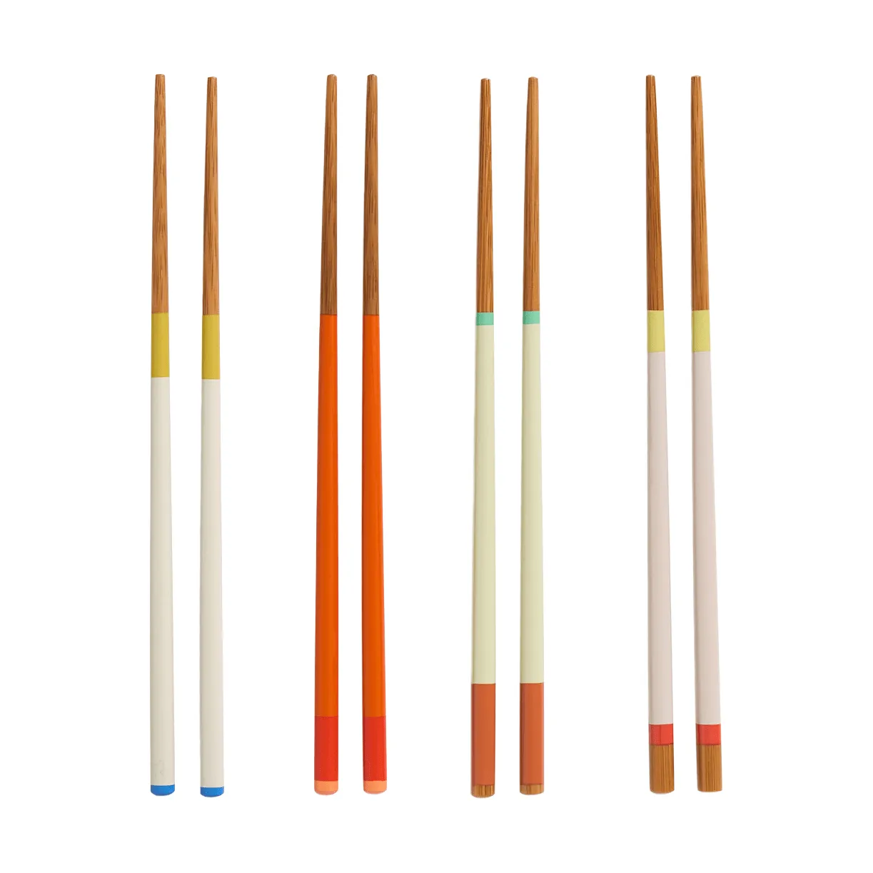 Colour chopsticks 4-pack, Bright HAY